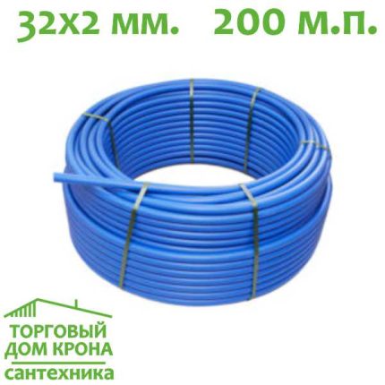 Труба ПНД 32x2,0 мм ПЭ Полипласт 200 мп