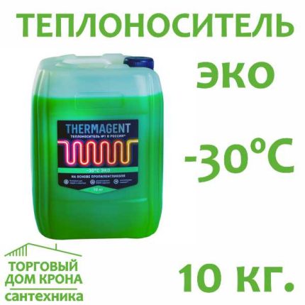 Теплоноситель THERMAGENT -30°C ЭКО, 10 кг