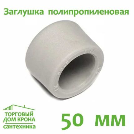 Заглушка полипропиленовая 50 мм.